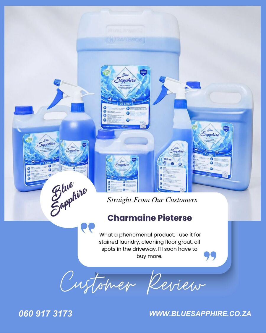 Customer review from Charmaine Pieterse