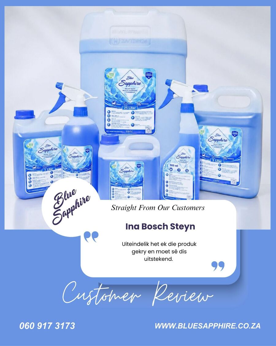 Customer review from Ina Bosch Steyn